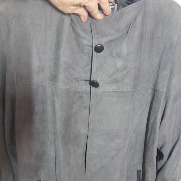 Vintage First Street Two Button Leather Jacket - Picture 3 of 6